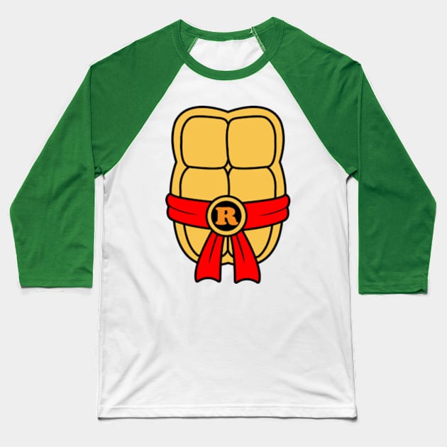 Raphael Shell Baseball T-Shirt by liora natalia